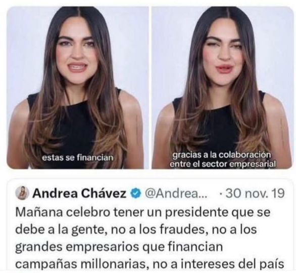 La incongruencia y doble discurso de una senadora