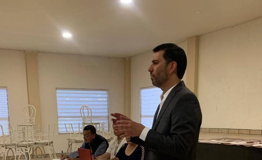 Edgar Carrillo visita Camargo y presenta su trayectoria rumbo a la Magistratura Mixta de Circuito