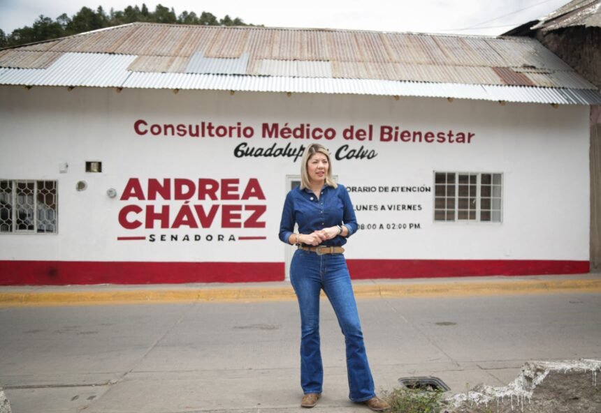 Acusan a Andrea Chávez de promocionarse con clínica en Guadalupe y Calvo