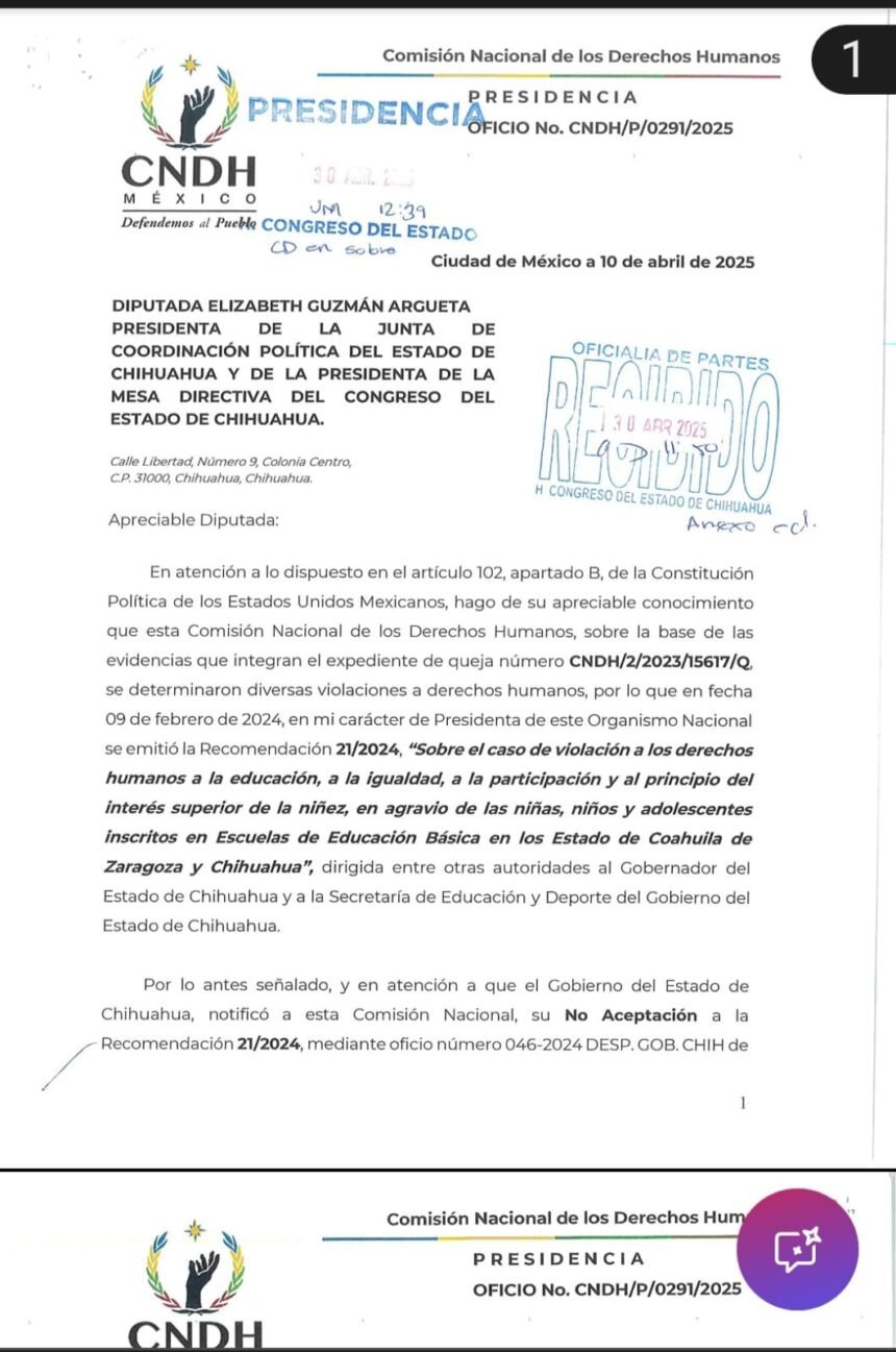 WhatsApp Image 2025-05-22 at 09.46.58 CNDH pide que comparezca Maru Campos ante el Congreso por caso de libros de texto