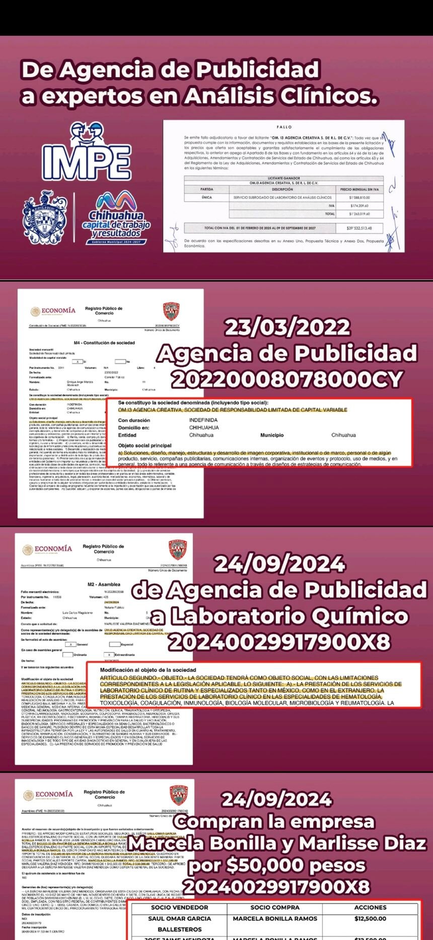 Municipio investigará presunta licitación irregular en el IMPE tras denuncia de Brenda Ríos