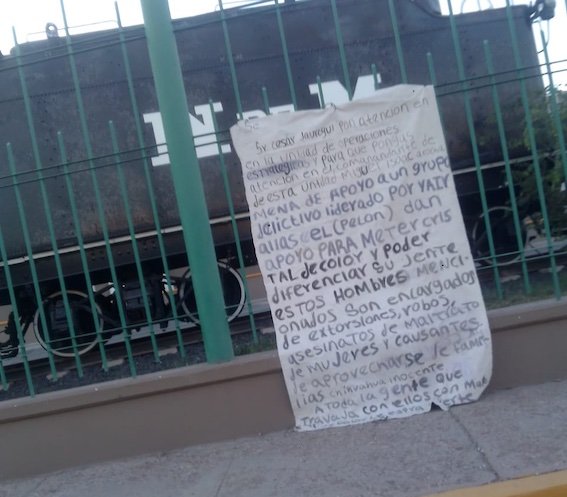 Amenazan al Fiscal César Jáuregui con narcomanta: acusan a mando de proteger a grupo criminal