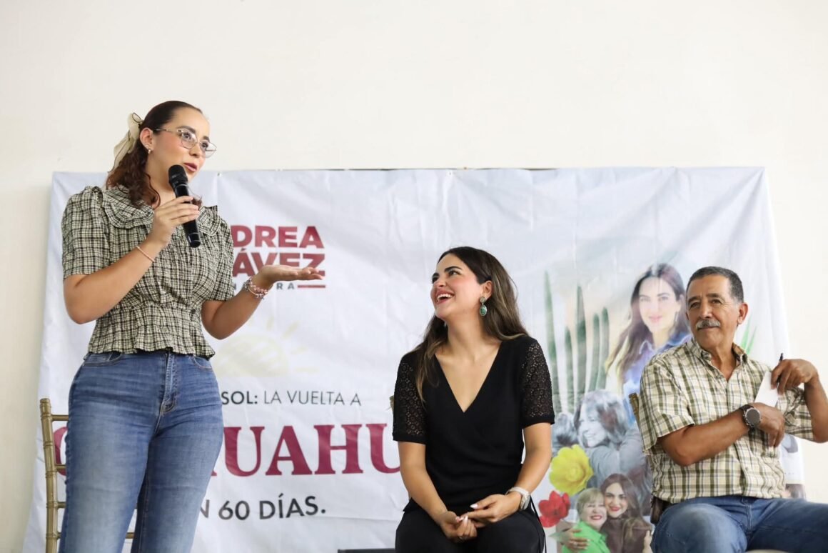 Andrea Chávez sigue en territorio con respaldo del PT