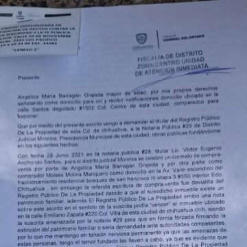 Despojo con permisos oficiales: acusan a notaría y municipio de destruir propiedad familiar