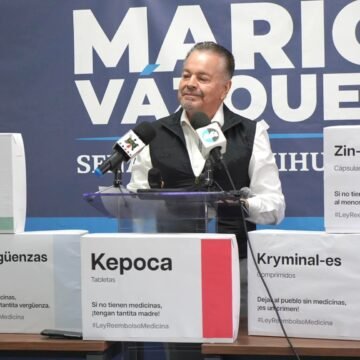Mario Vázquez impulsa la Ley Reembolso para garantizar medicinas a derechohabientes