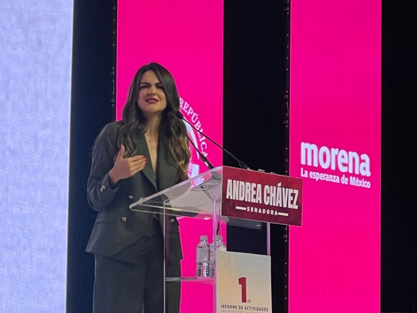“La ciudadanía sacará al PAN de Chihuahua”, promete Andrea Chávez en su informe