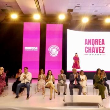 Morena condena expresiones misóginas contra senadora Andrea Chávez