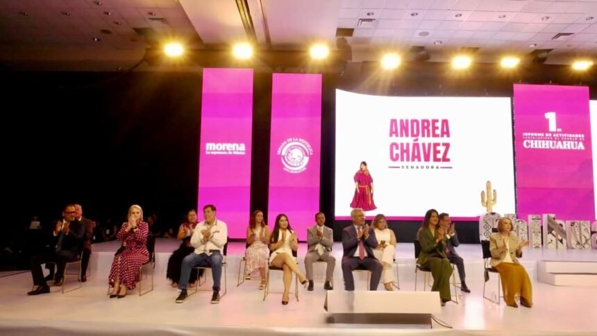 Morena condena expresiones misóginas contra senadora Andrea Chávez