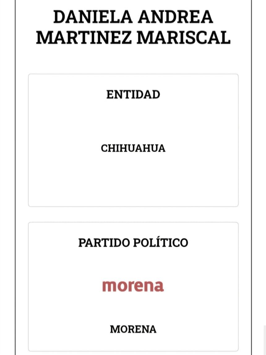 Denuncian afiliación no autorizada a MORENA de secretaria del PRI en Chihuahua