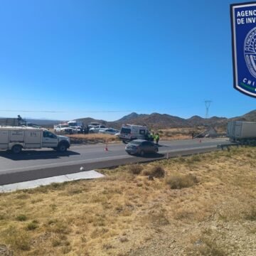 Fiscalía y el INM investigan accidente en Jiménez; seis personas murieron y hay indicios de tráfico de migrantes