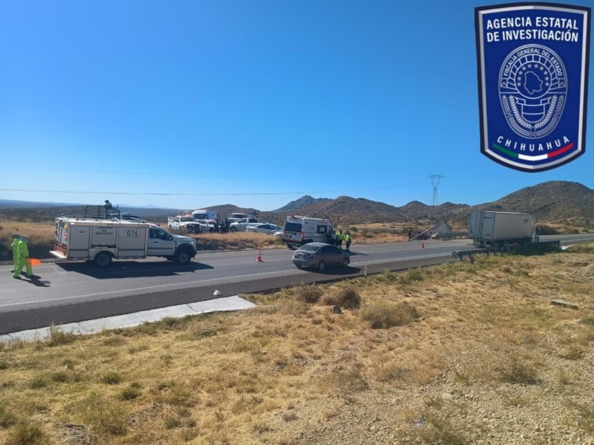 Fiscalía y el INM investigan accidente en Jiménez; seis personas murieron y hay indicios de tráfico de migrantes