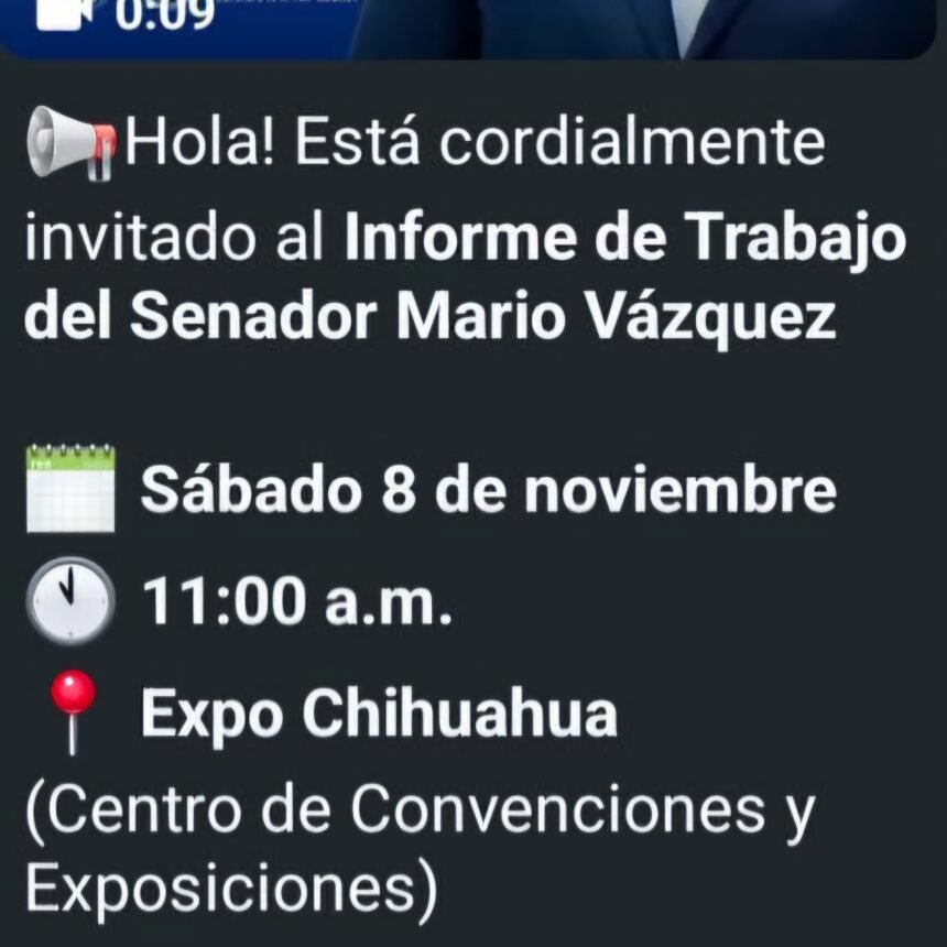 IMG-20251107-WA0005(1)(1) “Spamean” a números personales de empleados de gobierno para el informe del Senador Mario Vázquez
