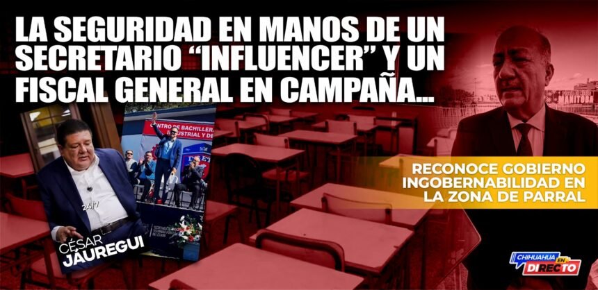 Seguridad en manos de un influencer y un fiscal en campaña