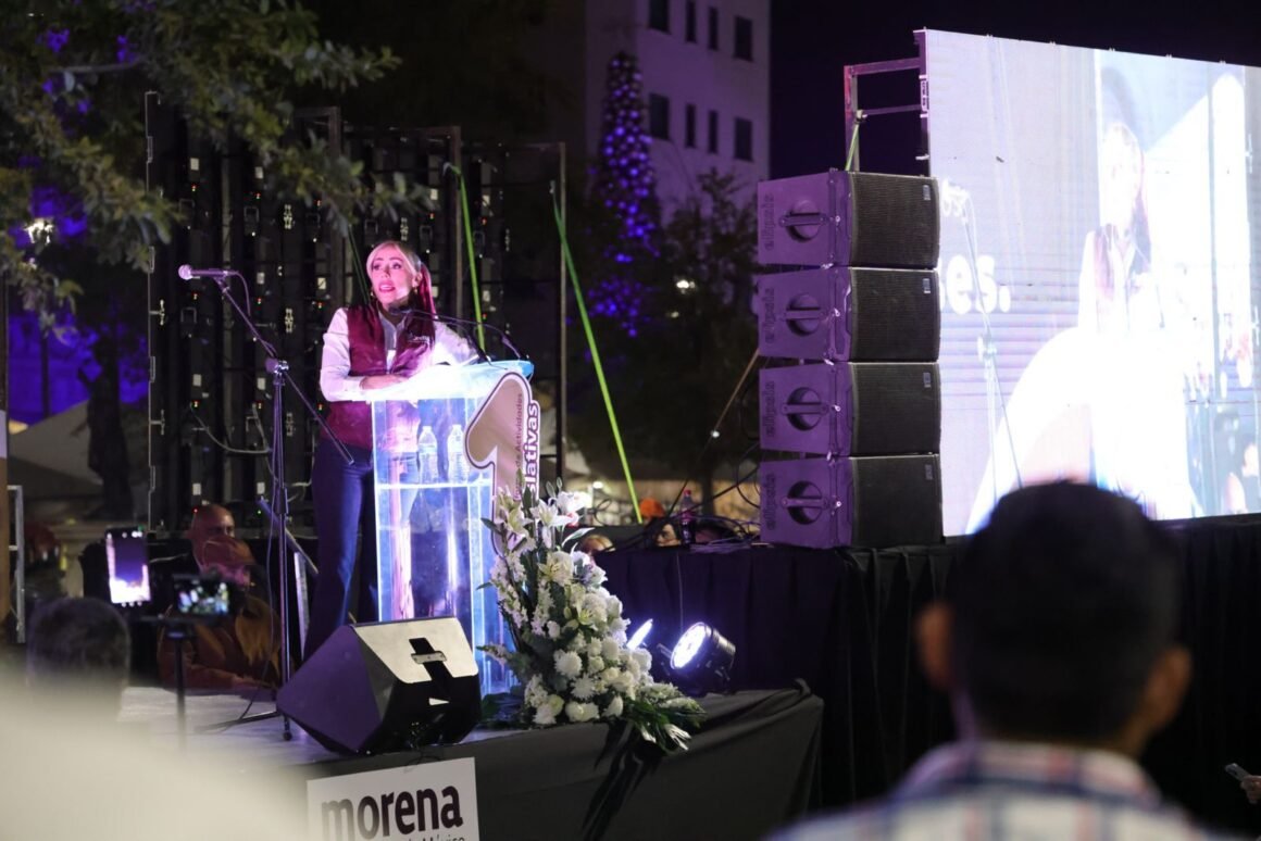 Brenda Ríos rinde su Primer Informe Legislativo ante cientos de chihuahuenses en Plaza de Armas