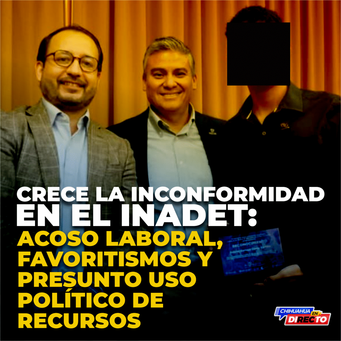 Crece la inconformidad en el INADET: denuncias, favoritismos y presunto uso político de recursos