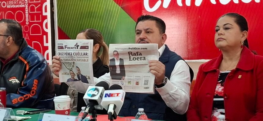PRI presenta denuncia ante el IEE contra Rafael Loera por presuntos actos anticipados de campaña