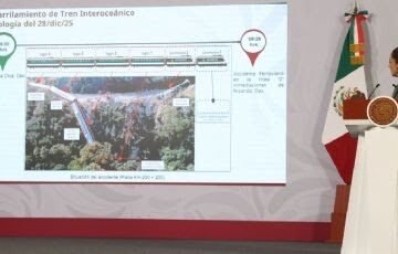 Sheinbaum viajará a Oaxaca para reunirse con familias de víctimas del Tren Interoceánico