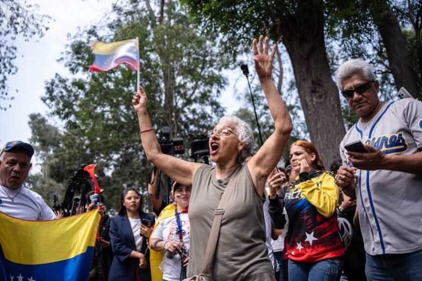 Venezolanos en el mundo celebran la detención de Nicolás Maduro y gritan “¡Venezuela es libre