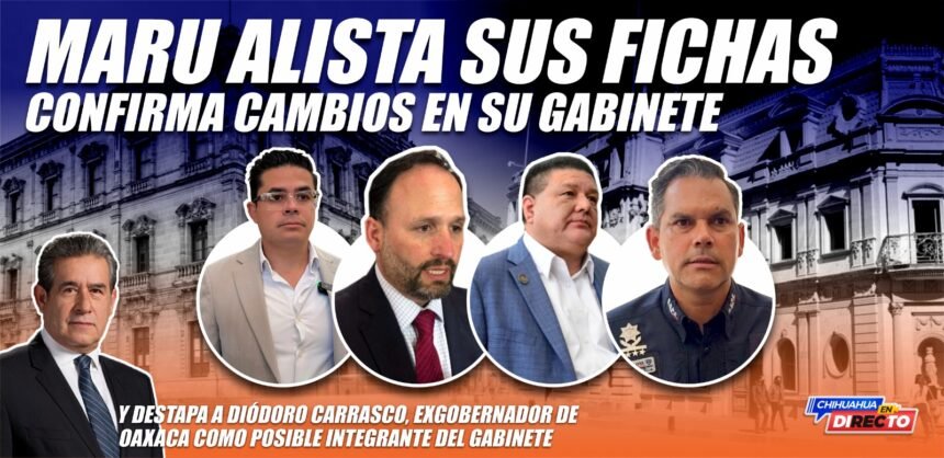 Maru Campos confirma cambios en su gabinete; titulares aguantarán en sus puestos hasta después del informe