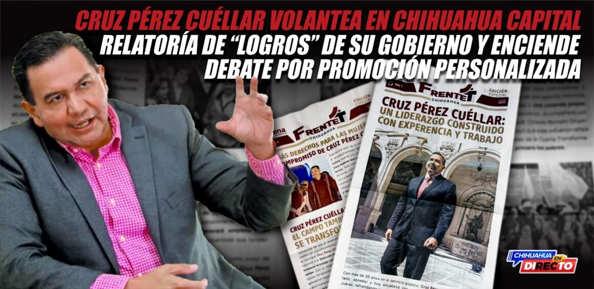 Pérez Cuéllar volantea en la capital relatoría de “logros” de su gobierno y enciende debate por promoción personalizada