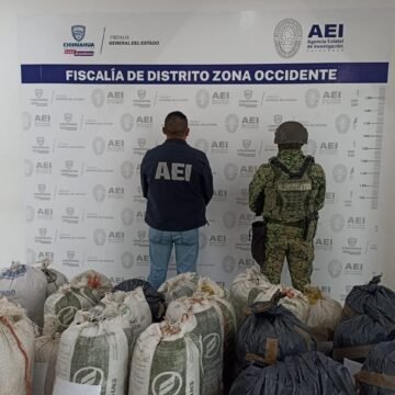 Encuentra AEI y SEDENA 200 kilos de mariguana en brecha de Urique