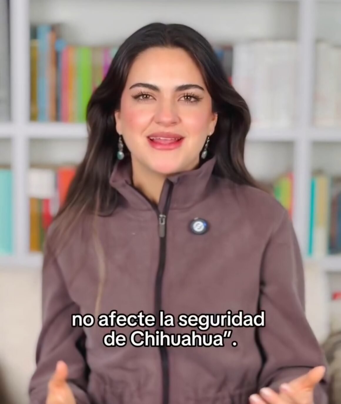 Andrea Chávez critica al gobierno estatal por seguridad y acusa abandono de funciones