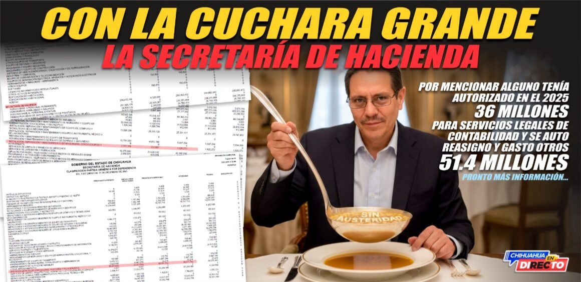 IMG-20260221-WA0017 Secretaría de Hacienda se despacha con la cuchara grande: 245.8 millones de pesos fuera del presupuesto 2025