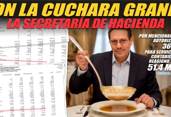 Secretaría de Hacienda se despacha con la cuchara grande: 245.8 millones de pesos fuera del presupuesto 2025
