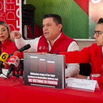 “Chihuahua está en el tercer lugar nacional en homicidios; así empezó la crisis de violencia que vivimos entre 2007 y 2011”: Alejandro Domínguez