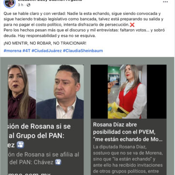 Tensión en Morena: Diputadas cruzan señalamientos por posible ruptura en la bancada