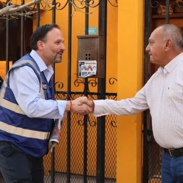 Difunde Santiago De la Peña logros de la Gobernadora en la colonia Margarita Maza de Juárez