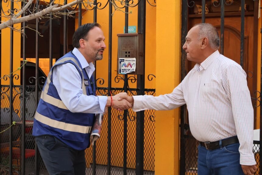 Difunde Santiago De la Peña logros de la Gobernadora en la colonia Margarita Maza de Juárez