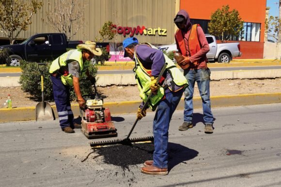 Atendió Municipio más de mil 600 baches del 9 al 13 de marzo