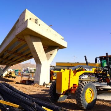 Construcción de puente en Los Nogales e Industrias va al 42% de avance: Municipio