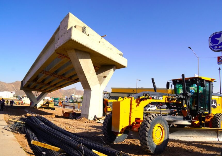 Construcción de puente en Los Nogales e Industrias va al 42% de avance: Municipio