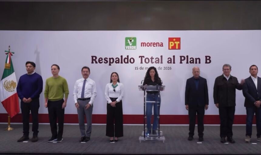 “Recoge el deseo del pueblo de tener una democracia más austera”: Morena, PT y PVEM respaldan Plan B electoral