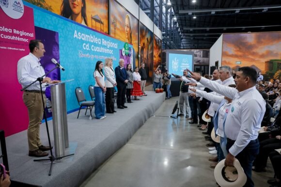 Marco Bonilla toma protesta a alcaldes del noroeste como integrantes de la Red de Ciudades Amigas de la Niñez