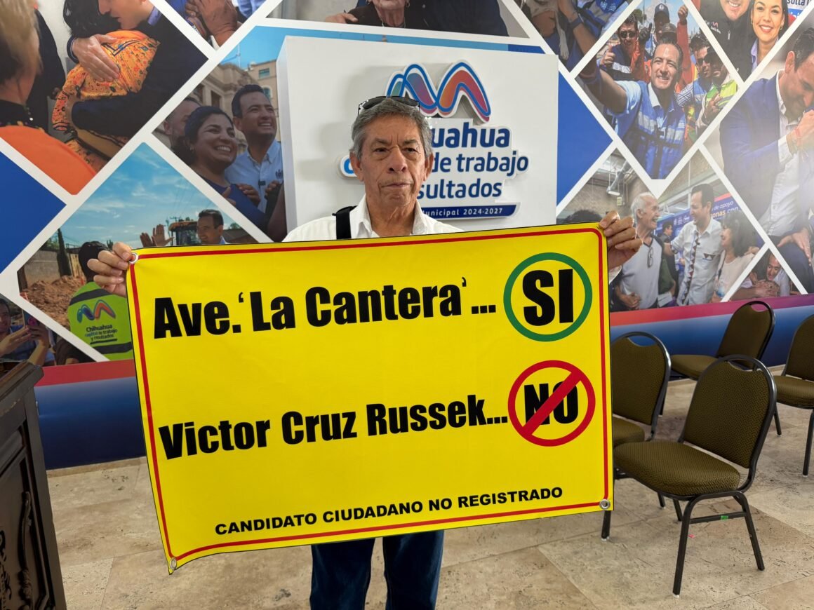 Gerardo Cortinas encabeza reclamo contra cambio de nombres a calles en Chihuahua