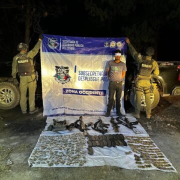 Enfrentamiento en Moris deja 3 detenidos; aseguran armas, explosivos y droga