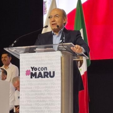 “Sé lo que es ser perseguido con todo el aparato del Estado”: Felipe Calderón en apoyo a Maru Campos