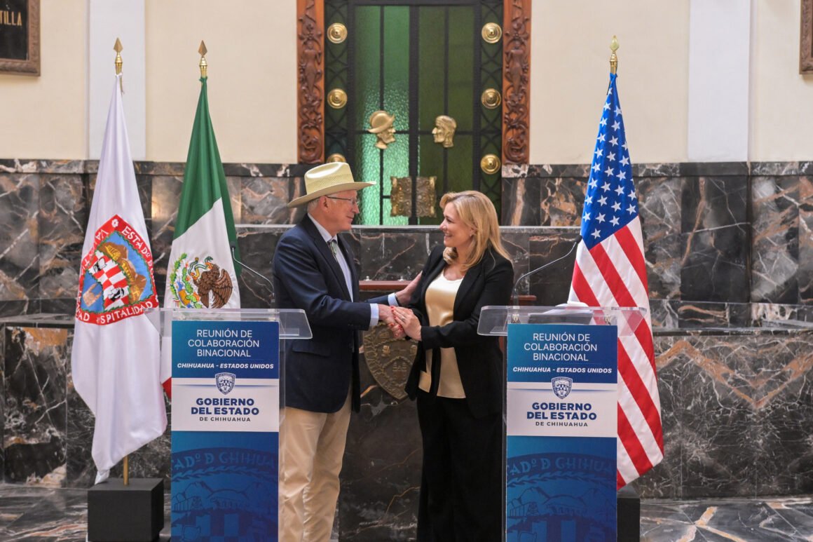 En 2024, Maru Campos expresó ante Ken Salazar voluntad de trabajar con México y Estados Unidos en combate al narcotráfico