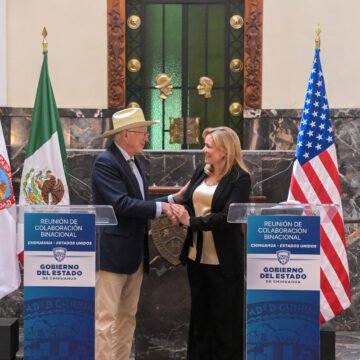 En 2024, Maru Campos expresó ante Ken Salazar voluntad de trabajar con México y Estados Unidos en combate al narcotráfico