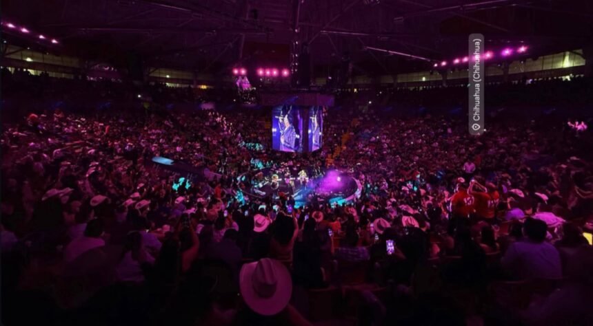 FB_IMG_1778957595089 Asistentes corean “Bonilla gobernador” al finalizar concierto de Banda MS en el Palenque