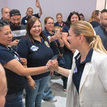 Maru Campos anuncia incremento salarial del 6 por ciento por tercer año consecutivo a trabajadores sindicalizados