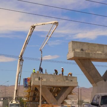 Avanza obra del paso superior en Los Nogales e Industrias; lleva 59%