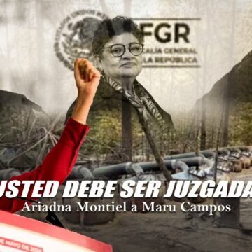 “Maru debe ser juzgada”: Ariadna Montiel fija línea contra la gobernadora