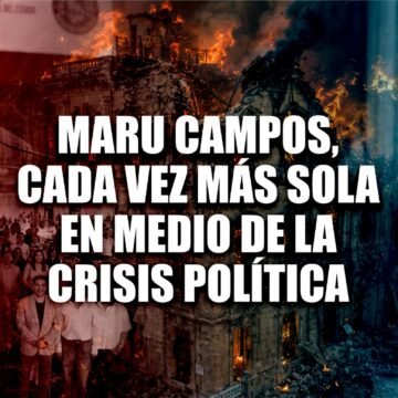 Maru, cada vez más sola en medio de la crisis política