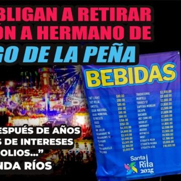 Por presuntos malos manejos retiran concesión de bebidas en Feria de Santa Rita a hermano de Santiago de la Peña