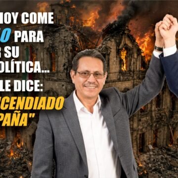 Santiago hoy come con Granillo para promocionar su aspiración política… y Villegas le dice: “El Estado incendiado y tú en campaña”