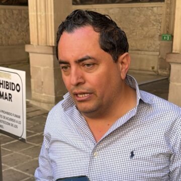 “Nosotros trabajamos hasta en fin de semana”; responde Alan Falomir por zanja en zona de marcha de Morena